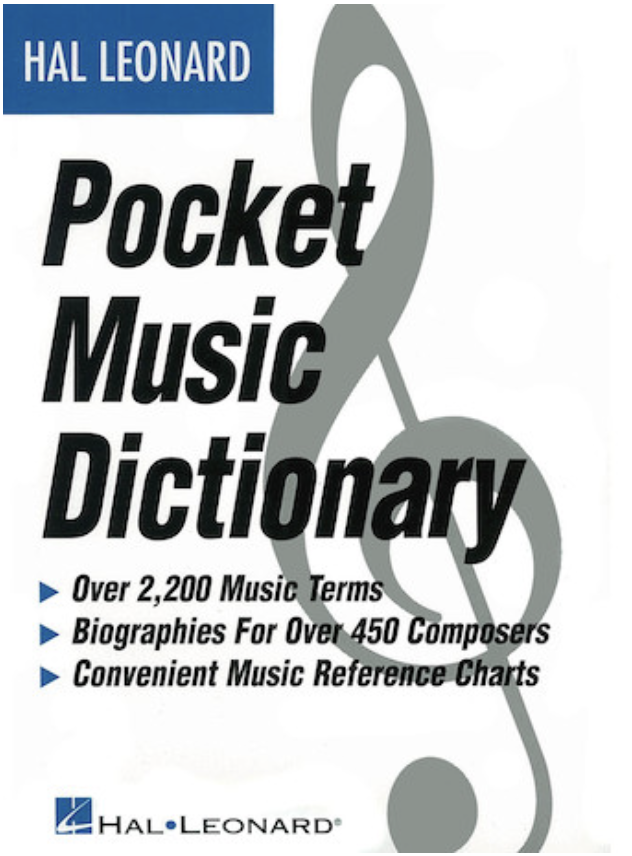 Hal Leonard Pocket Dictionary