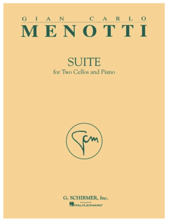 Menotti, Gian Carlo: Suite for 2 Cellos & Piano