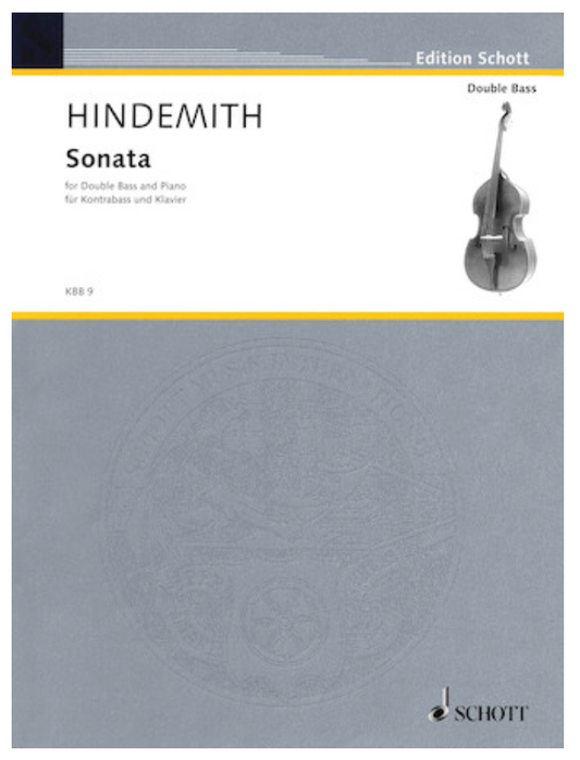 Hindemith, Paul: Bass Sonata 1949 (bass & piano)