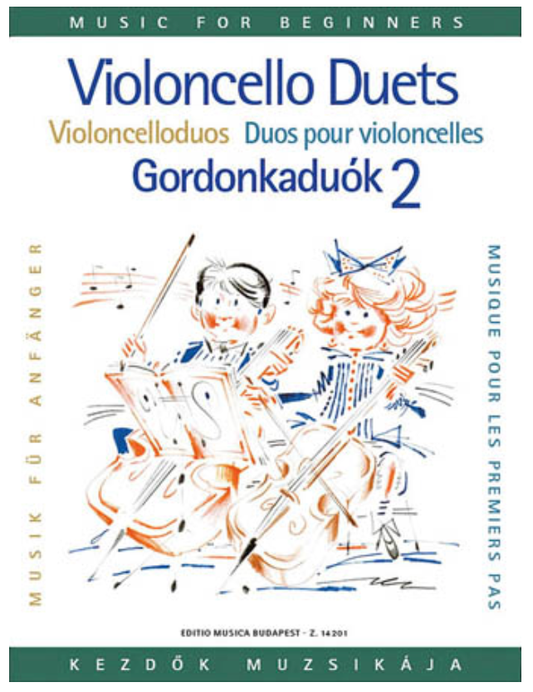 Pejsik, Arpad: Violoncello Duos for Beginners Vol.2 (2 cellos)
