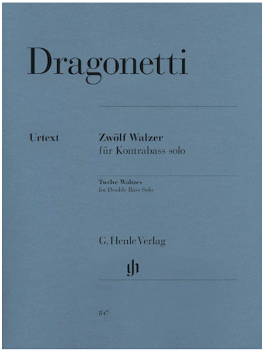 Dragonetti, Domenico: 12 Waltzes (bass solo)