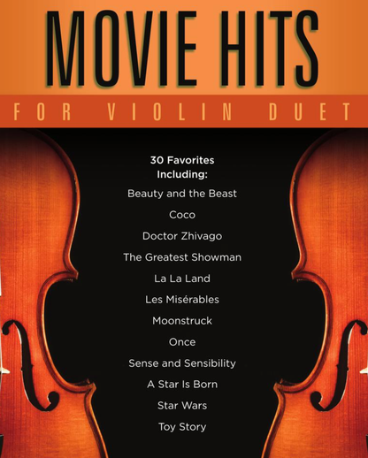 Hal Leonard: Movie Hits for Violin Duet (2 violins)