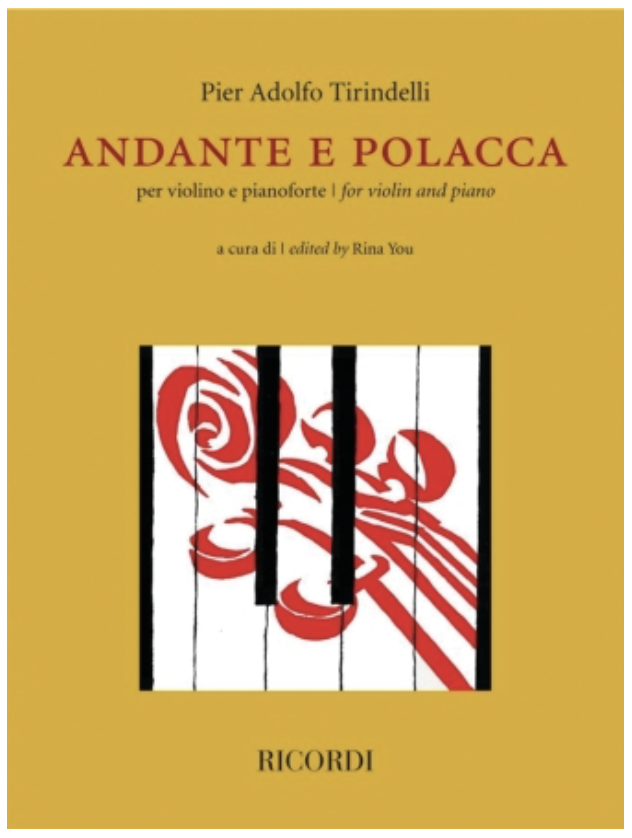 Tirindelli: Andanre e polacca (violin & piano) RICORDI