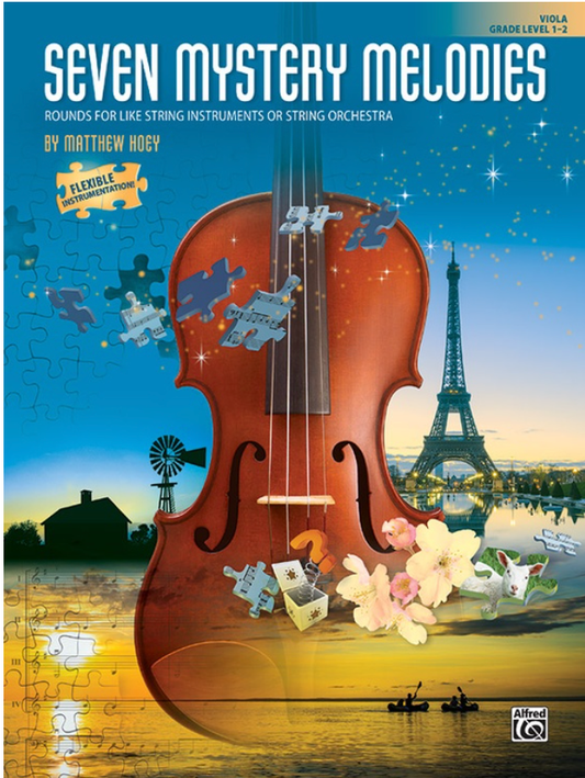 Hoey: Seven Mystery Melodies- Grade Level 1-2 (viola) ALFRED