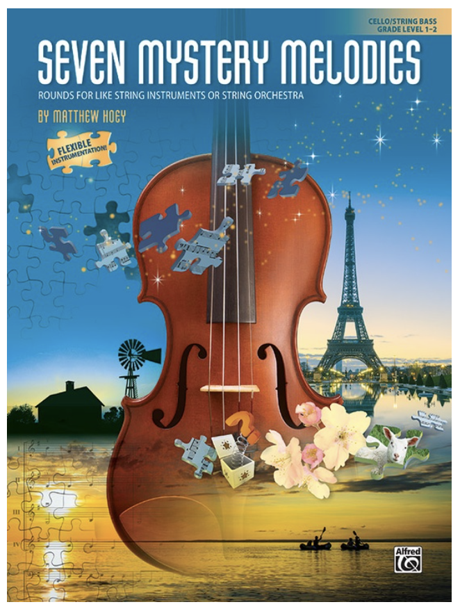 Hoey: Seven Mystery Melodies- Grade Level 1-2 (cello/bass) ALFRED