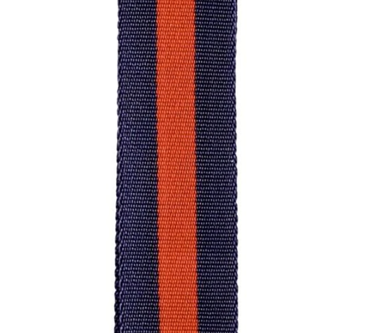 BAM neoprene violin/viola case straps, (two straps), Blue plus Red, with clips, for Hightech case