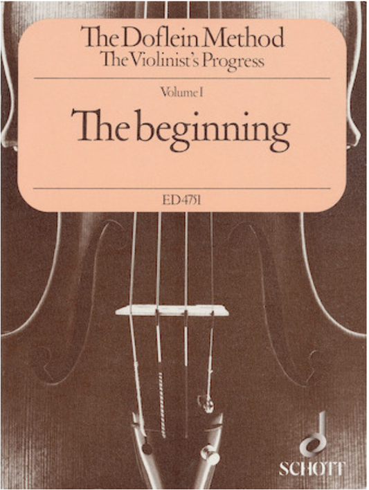 Doflein: The Doflein Method - Volume 1: The Beginning (violin) SCHOTT