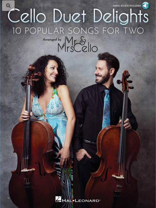 Cello: Cello Duet Delights - 10 Popular Songs for Two (2 cello) Hal Leonard