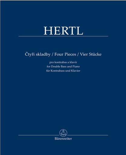 Hertl: Four Pieces (bass and piano) Barenreiter