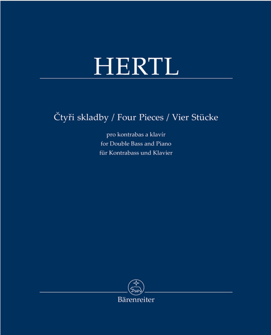 Hertl: Four Pieces (bass and piano) Barenreiter
