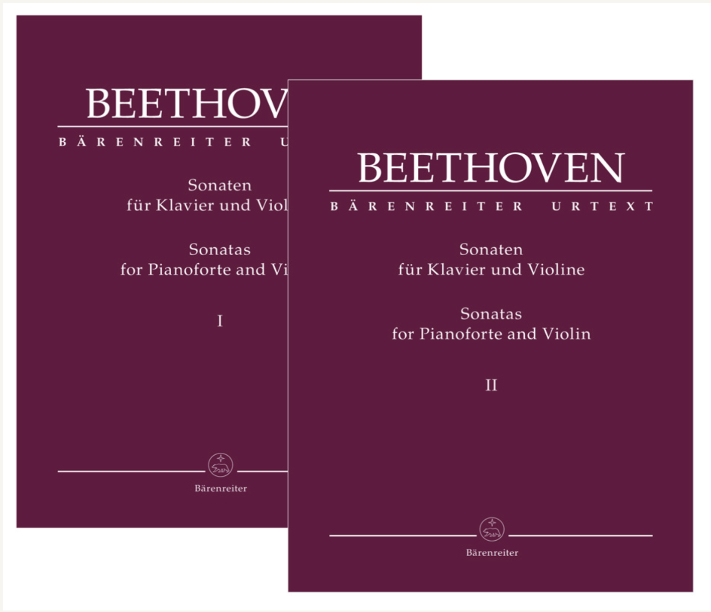 Beethoven: Sonatas for Pianoforte and Violin (violin and piano) Barenreiter