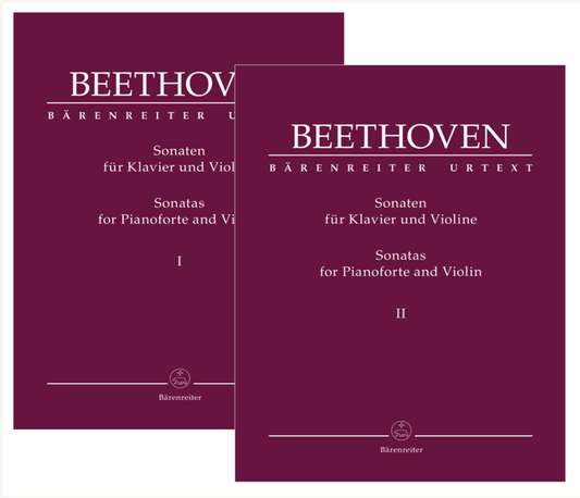 Beethoven: Sonatas for Pianoforte and Violin (violin and piano) Barenreiter