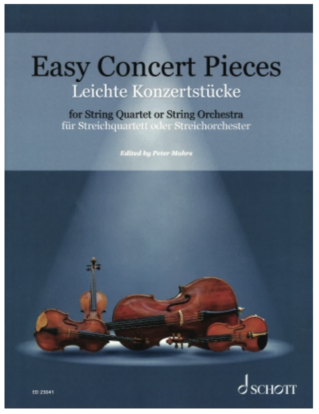Mohrs: Easy Concert Pieces: 26 Easy Concert Pieces from 4 Centuries (string quartet)