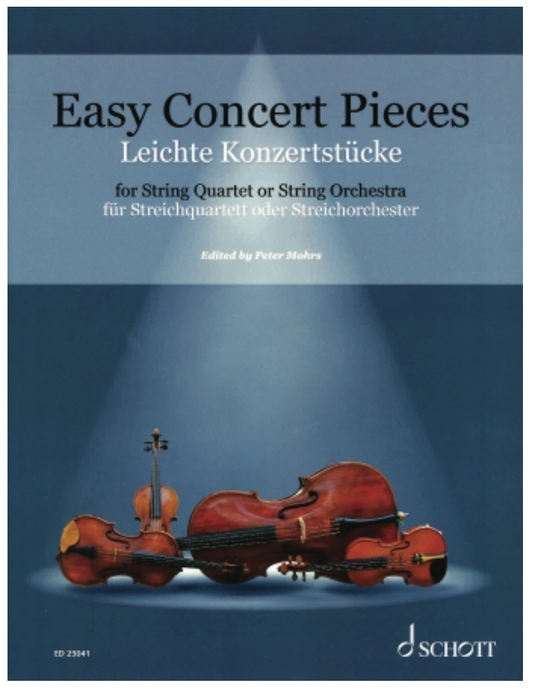 Mohrs: Easy Concert Pieces: 26 Easy Concert Pieces from 4 Centuries (string quartet)