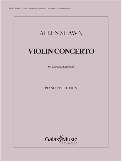 Shawn: Violin Concerto (violin and piano) Galaxy