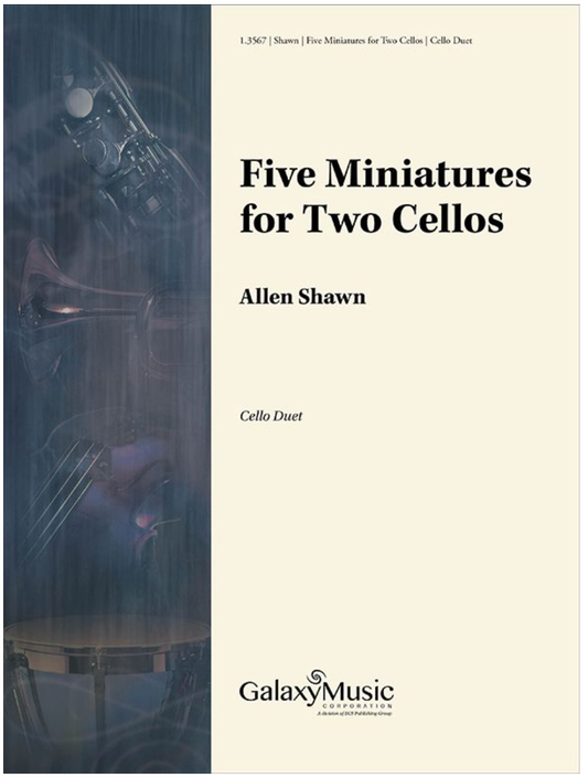 Shawn: Five Miniatures for Two Cellos (two cellos) Galaxy