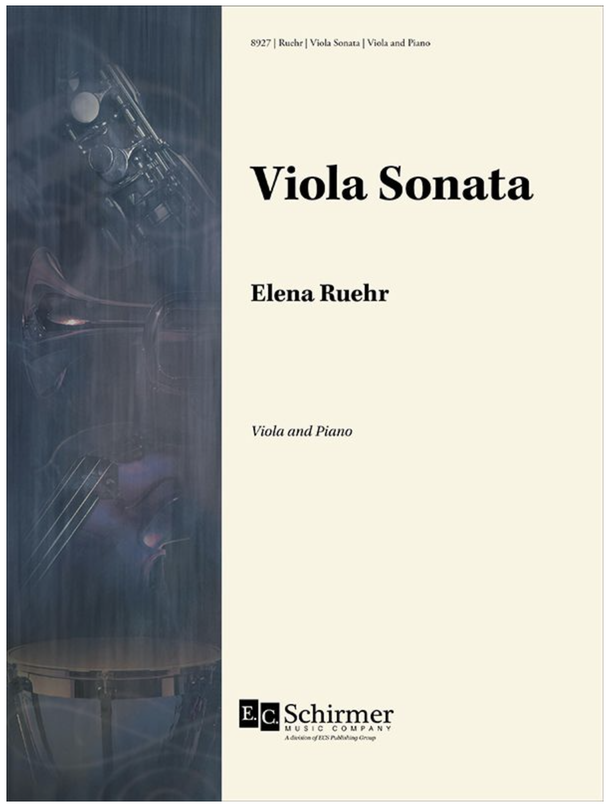 Ruehr: Viola Sonata (viola and piano) EC Schirmer