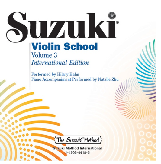 Suzuki Violin School, Volume 3, Performed by Hilary Hahn (violin)