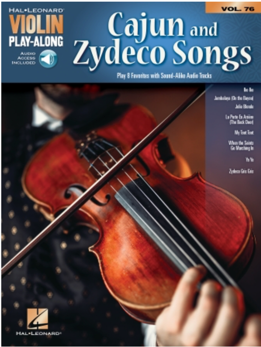Cajun & Zydeco Songs (violin) Hal Leonard