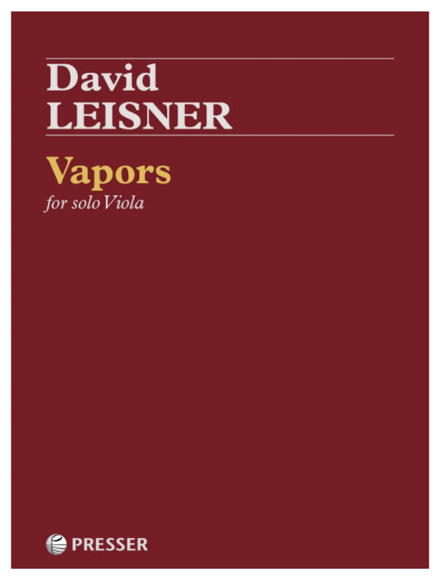 Leisner: Vapors (viola) Presser