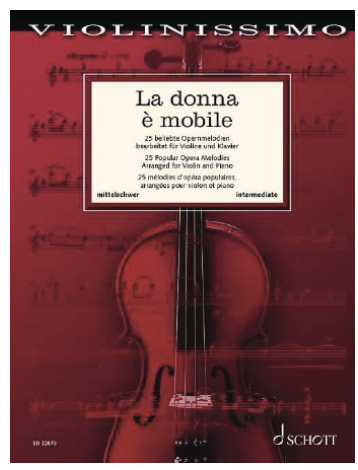 Birtel: La Donna e Mobile - Popular Opera Melodies(violin, piano) Schott