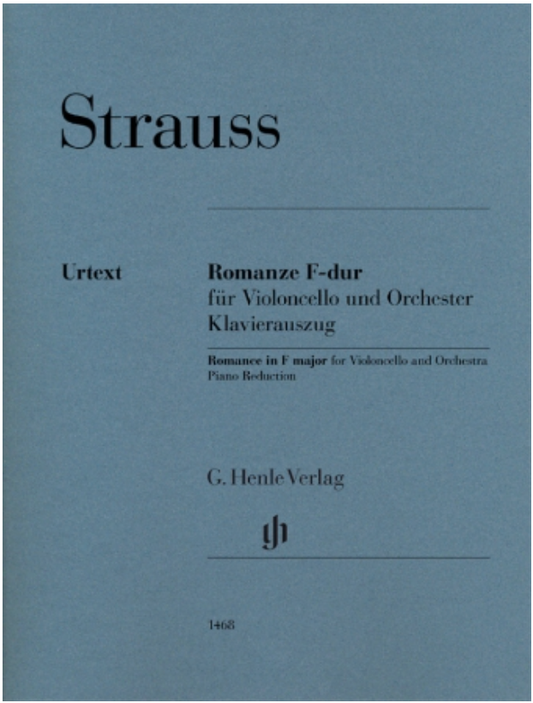 Strauss (Jost): Romance in F Major (cello and piano) Henle