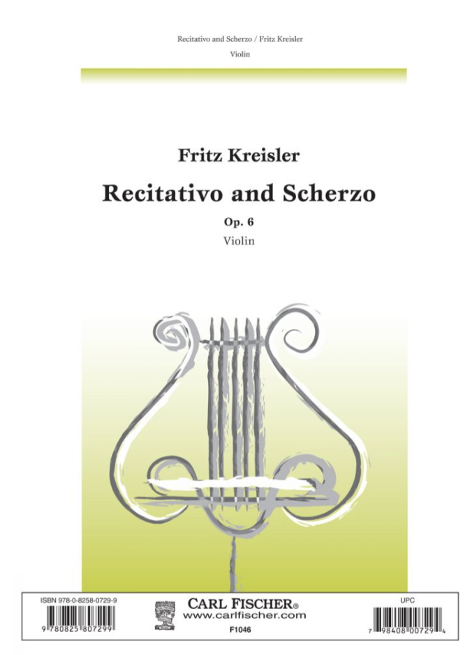 Kreisler, Fritz: Recitative & Scherzo (violin solo)