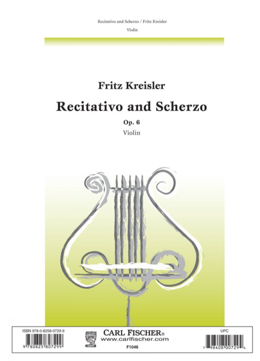 Kreisler, Fritz: Recitative & Scherzo (violin solo)