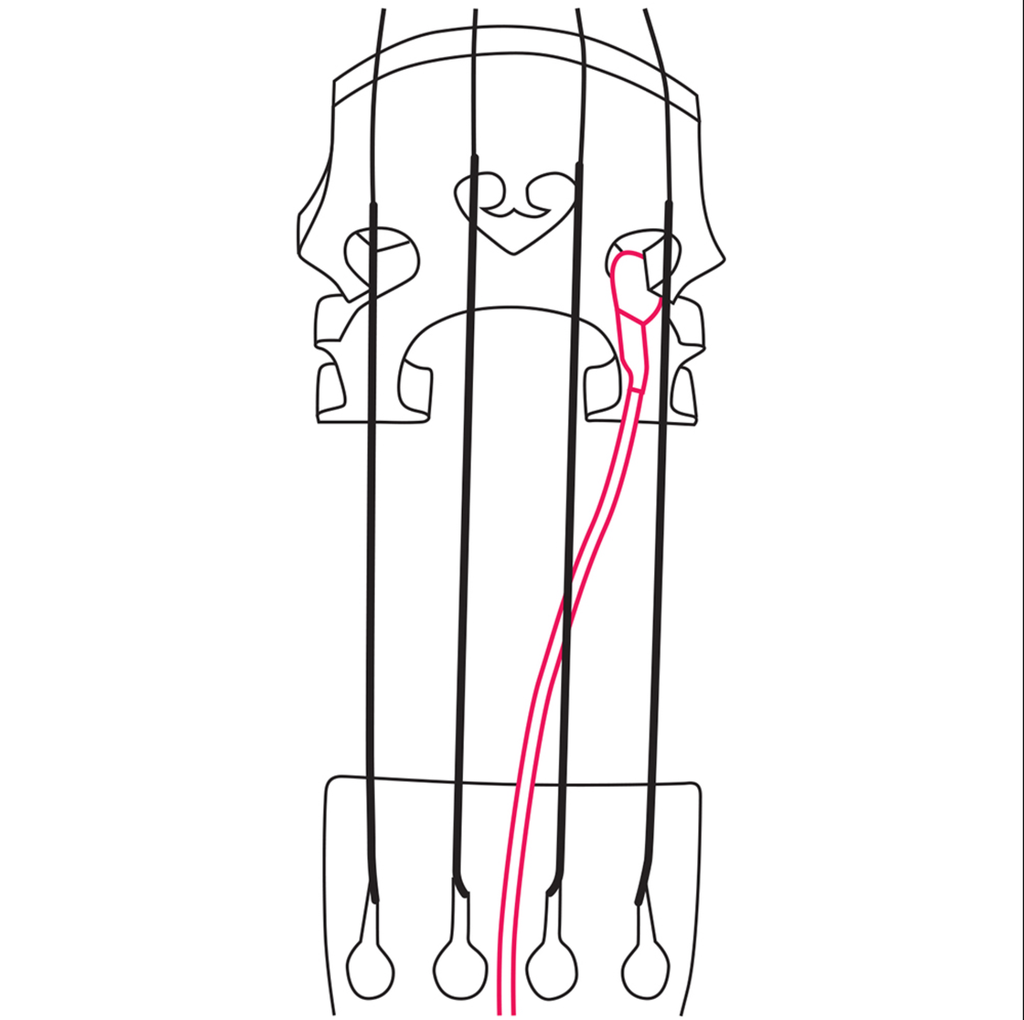 KNA (KREMONA) VC-1 piezo pickup for cello