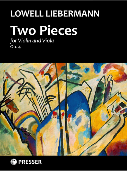 Liebermann: Two Pieces for Violin and Viola Op. 4 (violin and viola) PRESSER