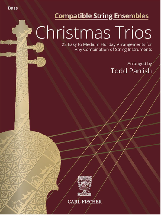Parrish: Christmas Trios 22 Holiday Arrangements (bass) FISCHER