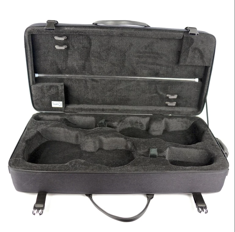 BAM CLASSIC double oblong violin/viola (16.25") case,