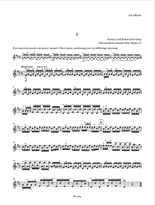 Perlini: Studies for Violin Vol 2: IV-V Positions from Elementary to Kreutzer Studies (violin) RICORDI