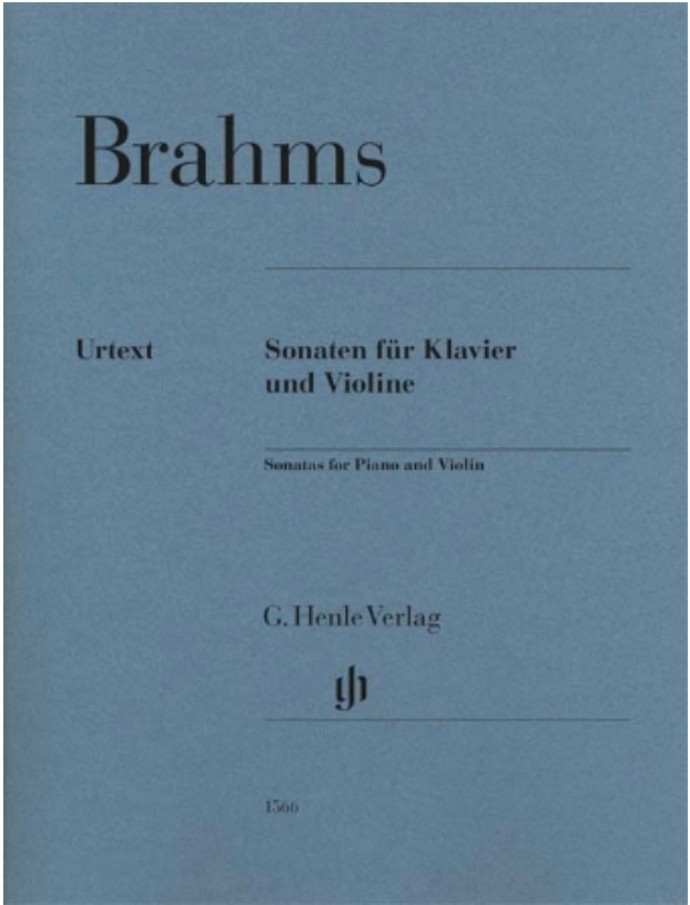 Brahms (Wiechert, Helmchem, Struck): Violin Sonatas (violin and piano) HENLE