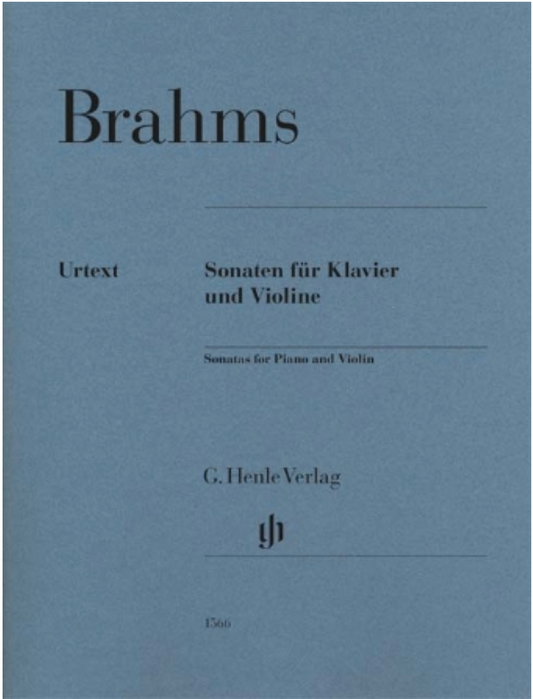 Brahms (Wiechert, Helmchem, Struck): Violin Sonatas (violin and piano) HENLE