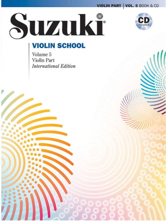 Suzuki: Suzuki Violin School, Volume 5 with CD (violin) International Edition