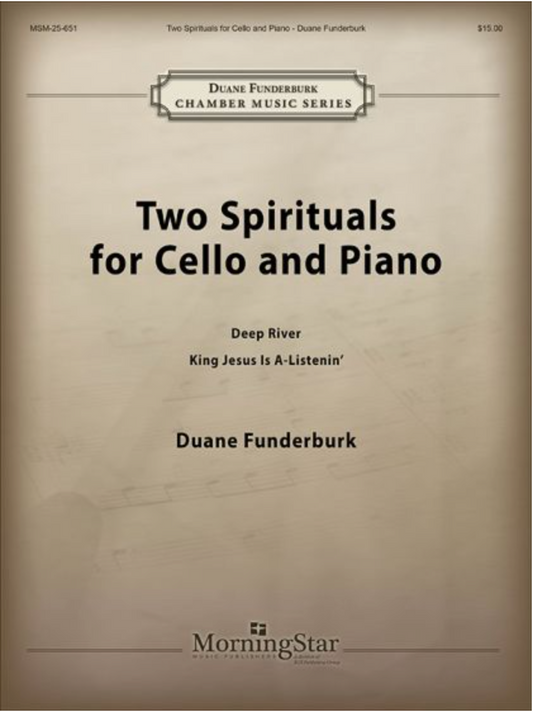 Funderburk: Two Spirituals (cello and piano) CANTICLE