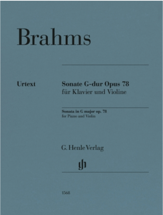 Brahms (Wiechert): Violin Sonata No. 1 G Major, Op. 78 (violin) HENLE