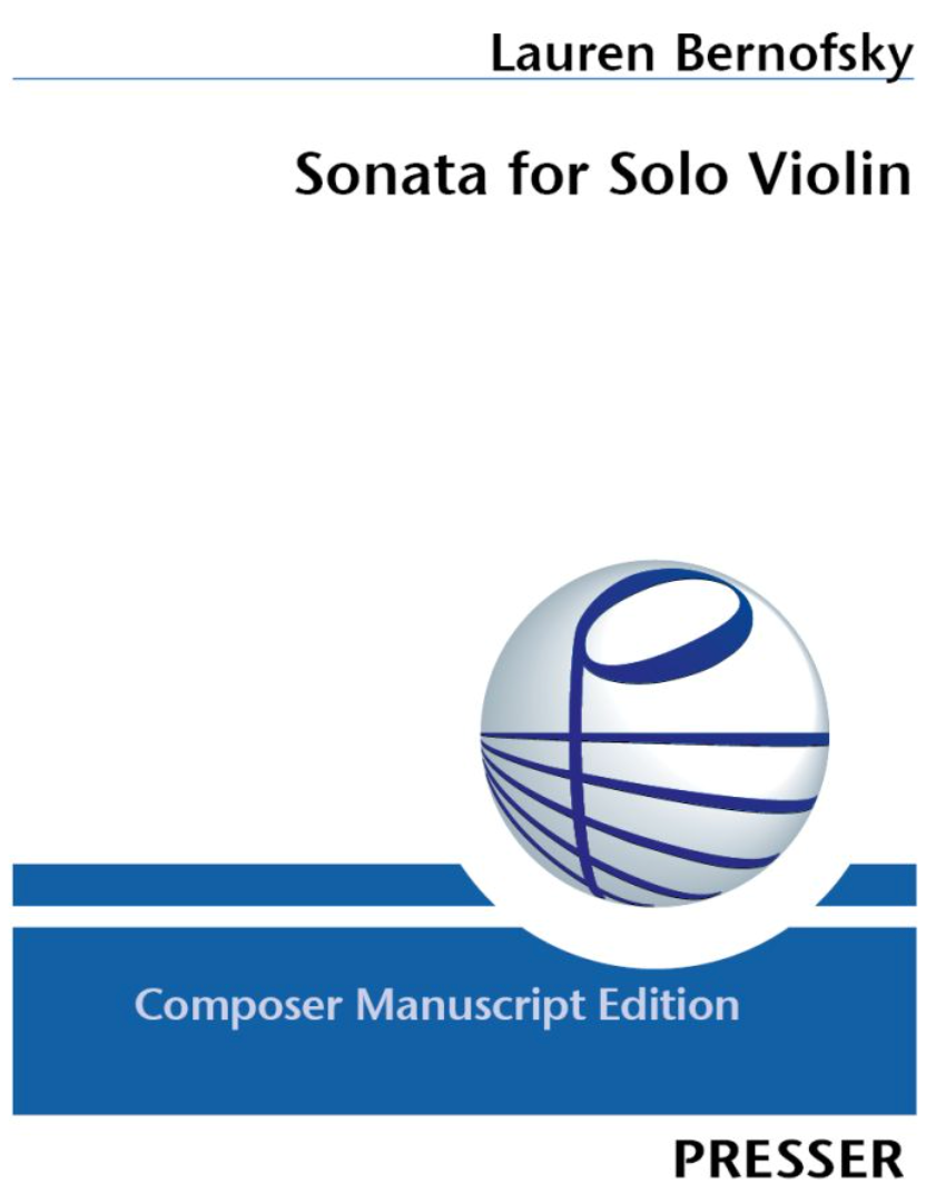 Bernofsky: Sonata (violin) PRESSER