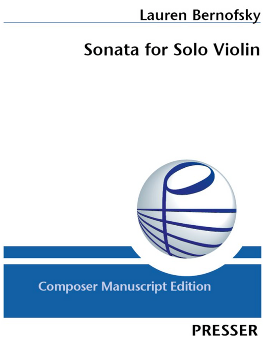 Bernofsky: Sonata (violin) PRESSER