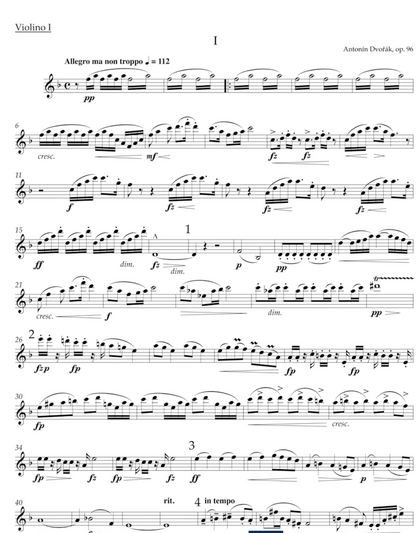 Dvorak: String Quartet No. 12 in F Major, Op. 96 "American" (string quartet) BARENREITER