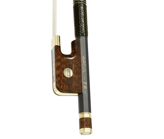 Arcus T8 round cello bow, silver-mounted