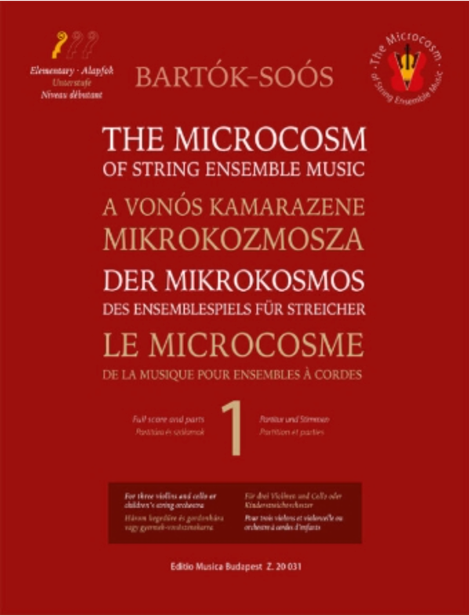 Bartok: The Microcosm of String Ensemble Music 1: Elementary (three violins and cello) BUDAPEST | Metzler Violins