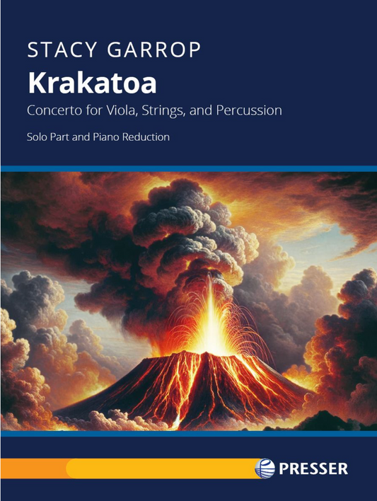 Garrop: Krakatoa (viola and piano) PRESSER | Metzler Violins