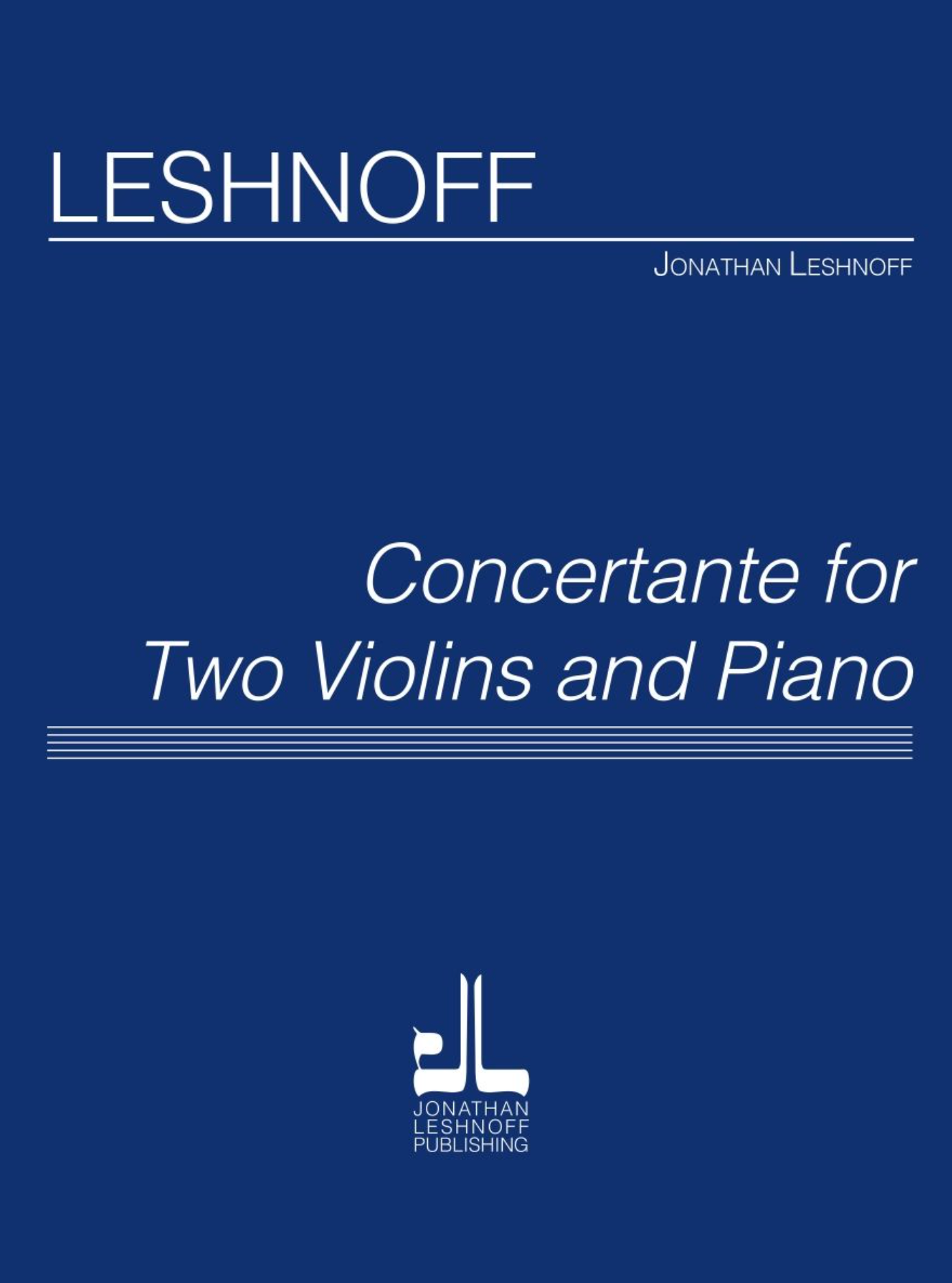 Leshnoff: Concertante (two violins) PRESSER | Metzler Violins