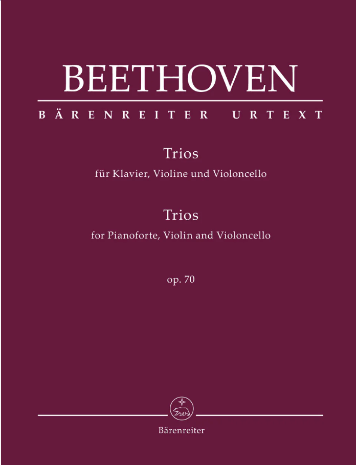 Beethoven: Piano Trios, Op. 70 (piano, violin, cello) BARENREITER | Metzler Violins