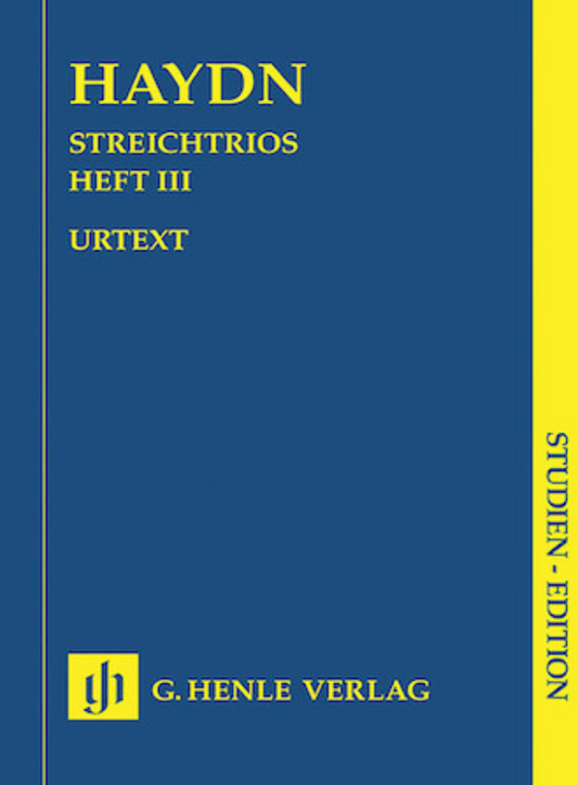 Haydn: String Trios – Volume 3 (study score) HENLE | Metzler Violins