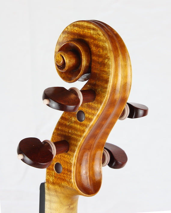 George Yu violin, 2022, antiqued, Louisville, Kentucky | Metzler Violins