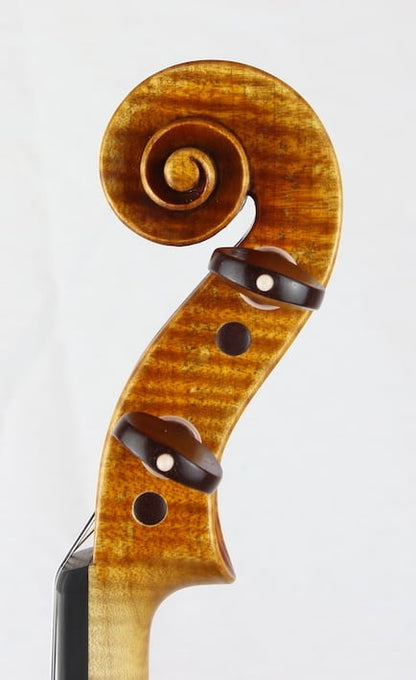 George Yu violin, 2022, antiqued, Louisville, Kentucky | Metzler Violins