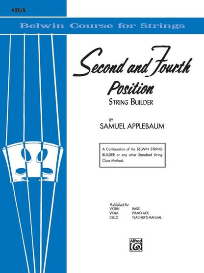 Applebaum, S.: Second and Fourth Position String Builder (violin) Alfred